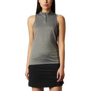 Women's Hole High Sleeveless Golf Polo Grey Size M